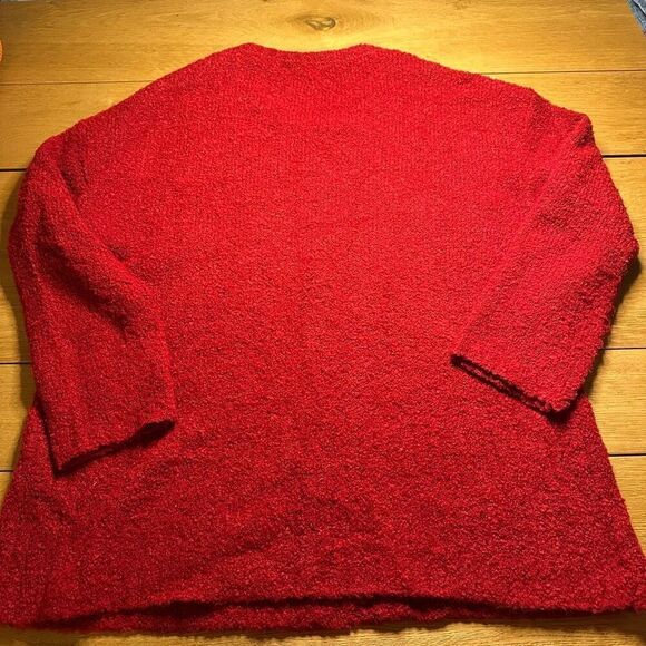 J. Jill wool blend sweater medium red - Picture 9 of 9